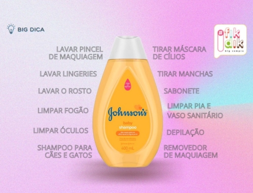 Shampoo Jhonson’s e suas inúmeras formas de uso